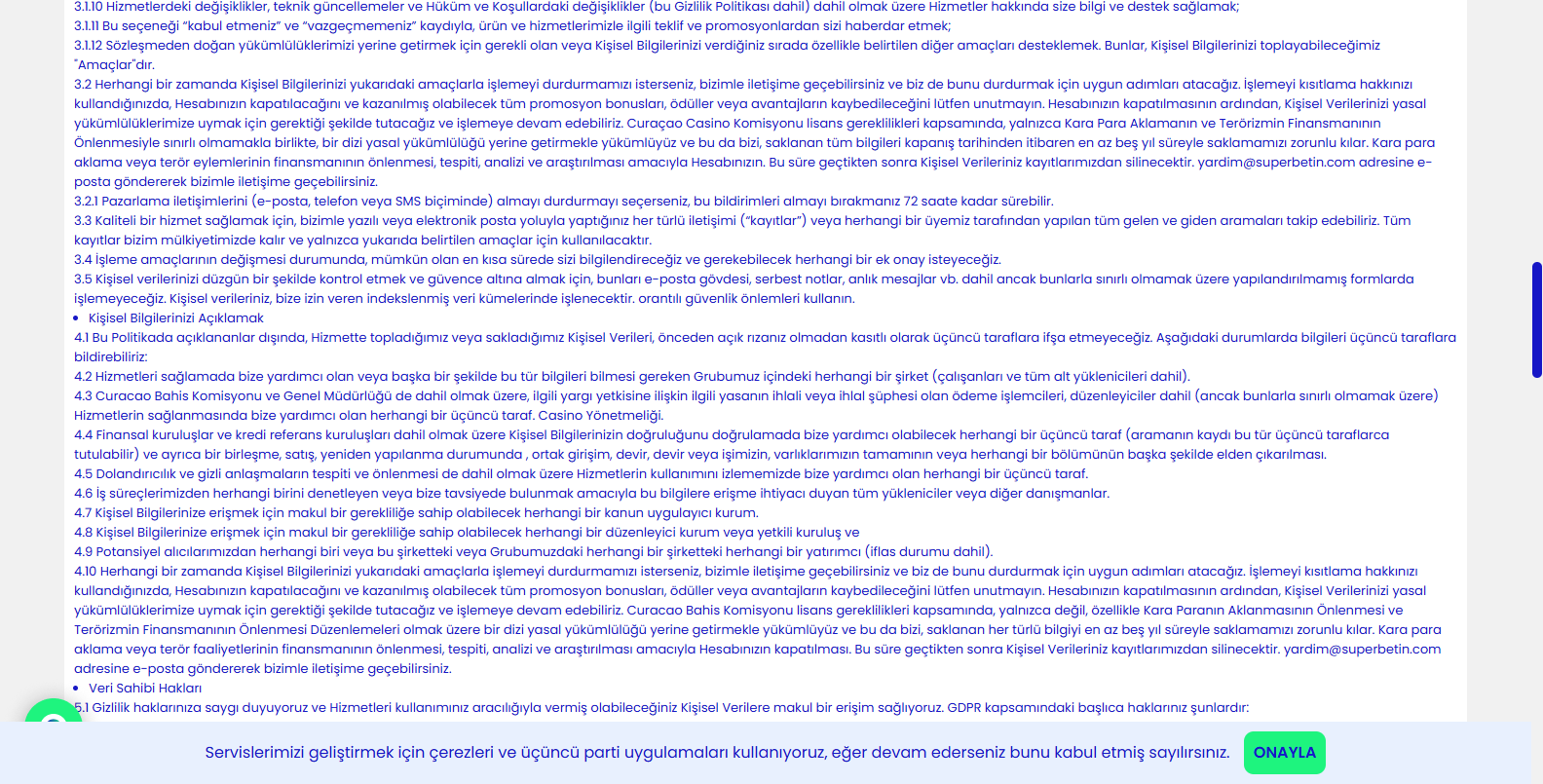 Superbetin Mefete Yatırım Bonusu